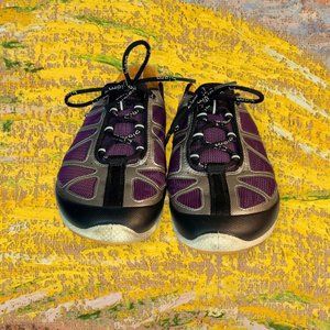 Ecco Biom Purple & Black Mesh Lace Up Athletic Sneakers Women’s EU 40/ US 9/ 9.5